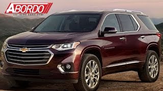 Presentan a la remodelada familiar americana en Detroit: La Chevrolet Traverse 2018