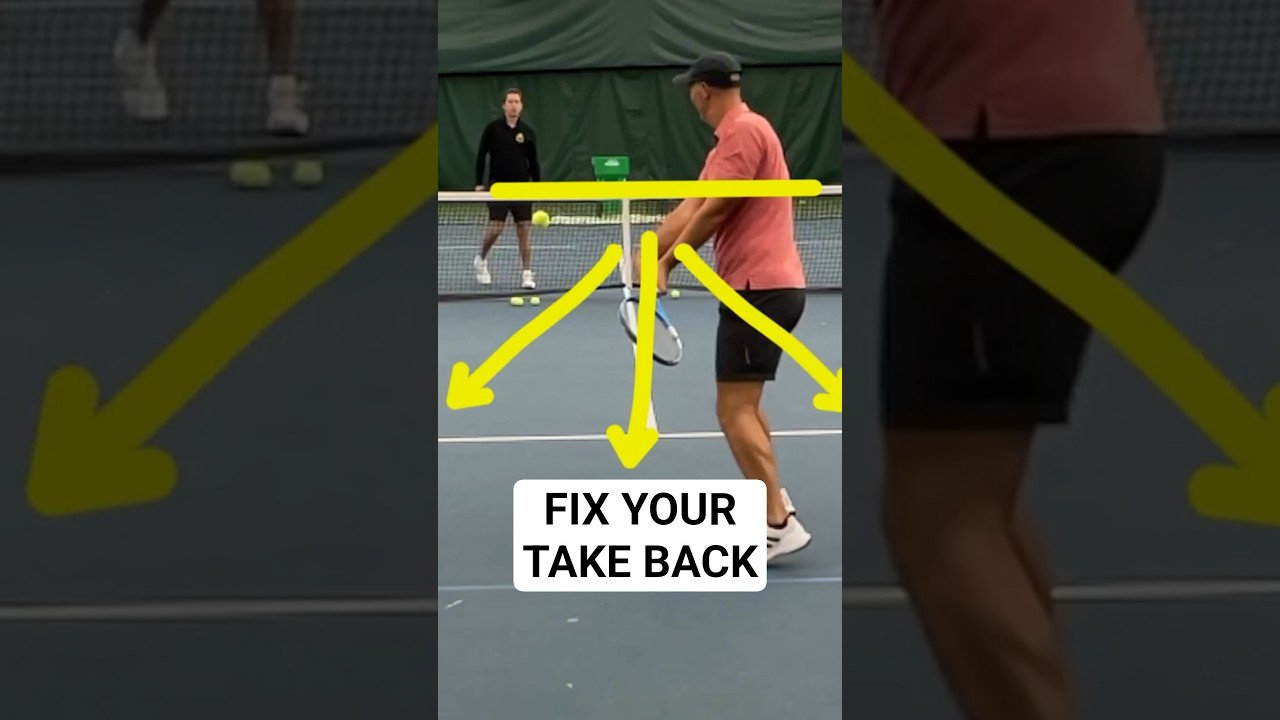 How to FIX your backhand take back: