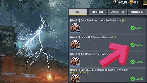 Call Of Duty Mobile Zombies Use Skill Module 5 times Task Complete