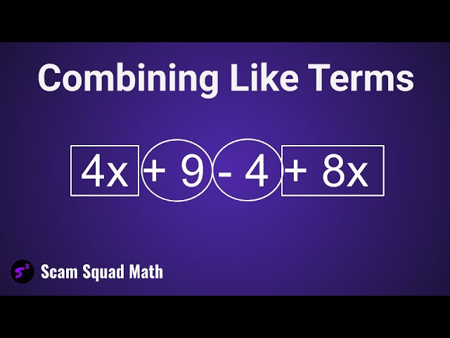 Math Like Terms math-like-terms