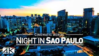 【4K】Drone Footage | Sao Paulo BY NIGHT 2019 ..:: Largest City of the Americas