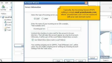Thunderbird - How to setup an email account