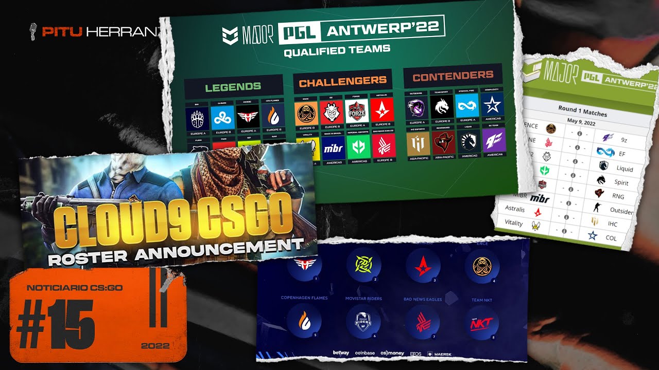 Cloud9 ficha a Gambit, los equipos del Major, BLAST Lisboa | Noticiario #15 CS:GO