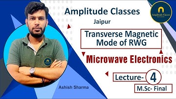 04 Field equations and characteristics of TM mode in the rectangular waveguide by Ashish Sharma