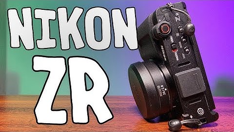 Nikon ZR Camera Unboxing and First Impressions