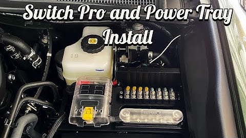 Tacoma Switch Pro and Power Tray Install (6MT)