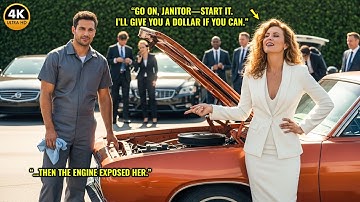 CEO Laughed at the Janitor’s Old Car — But That Engine Hid a Fortune Inside