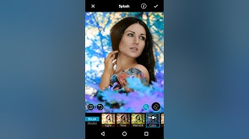 Color splash effects using LightX Photo Editor for Android