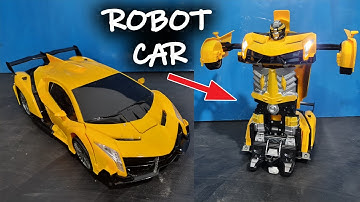 RC Robot Car Unboxing || Deformation Transformer RC CAR - UNBOX & TEST!! Water Prices