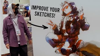 The BEST Way to Sketch People in Public