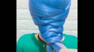 Easy Hair Style for Long Hai GHIKJMMN,