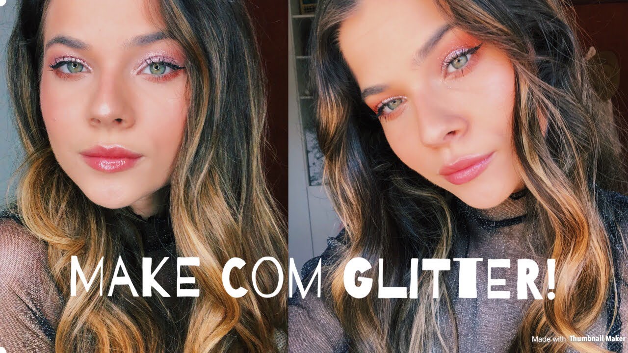 Make com Glitter Rosa para Iniciantes!