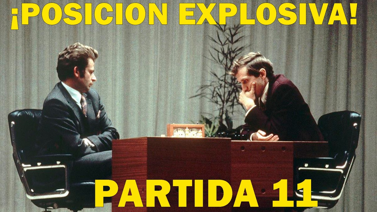 ♟¡FISCHER SACRIFICA LA DAMA! 👉UNA POSICIÓN EXPLOSIVA💣