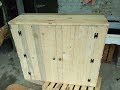 Mobiletto con pallets riciclati  - DIY