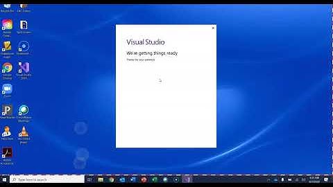 Visual C# 0 1- Open Visual Studio for First Time