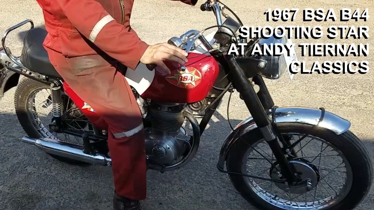 1967 BSA B44 Shooting Star 441cc на соревнованиях Andy Tiernan Classics 