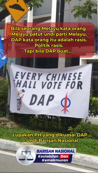 Bila seorang Melayu kata orang Melayu patut undi parti Melayu, DAP kata rasis. Tapi bila DAP buat.