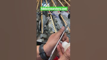 Feather fletching tutorial #arrows #traditionalarchery #customarrows #addictivearchery