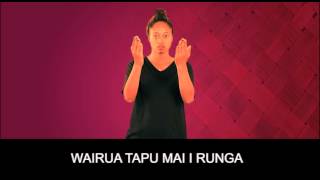 Video thumbnail of "Wairua Tapu"