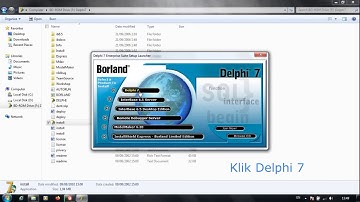Tutorial Install Delphi 7