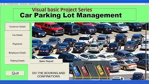 Microsoft Visual basic 6 0 | Car Details Registration system VB 6.0