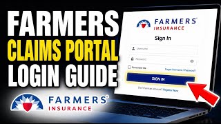 How to authenticate with Farmers Insurance for claims portal access - Step By Step