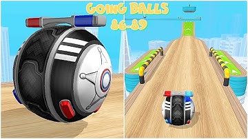 Going Balls-Super Speedrun level 86-89- ASMR - Gameplay iOS,Android Walkthrough