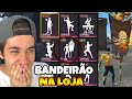 BANDEIRÃO NA LOJA! AGORA TODOS PODEM TER O EMOJI MAIS RARO DO FREE FIRE