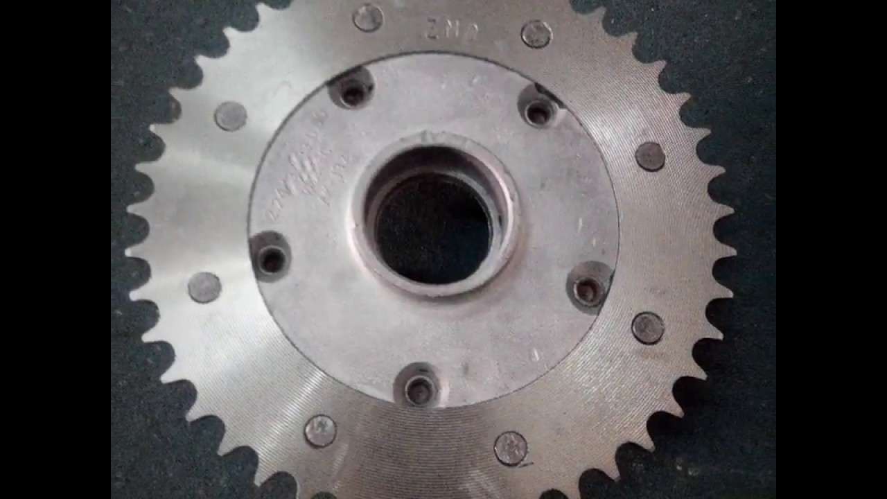 WSK 125 zakówanie zębatki zabieraka koła