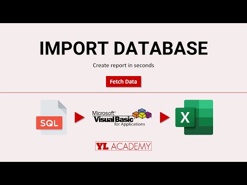 Import Data from SQL Server to Excel | Create a report in seconds