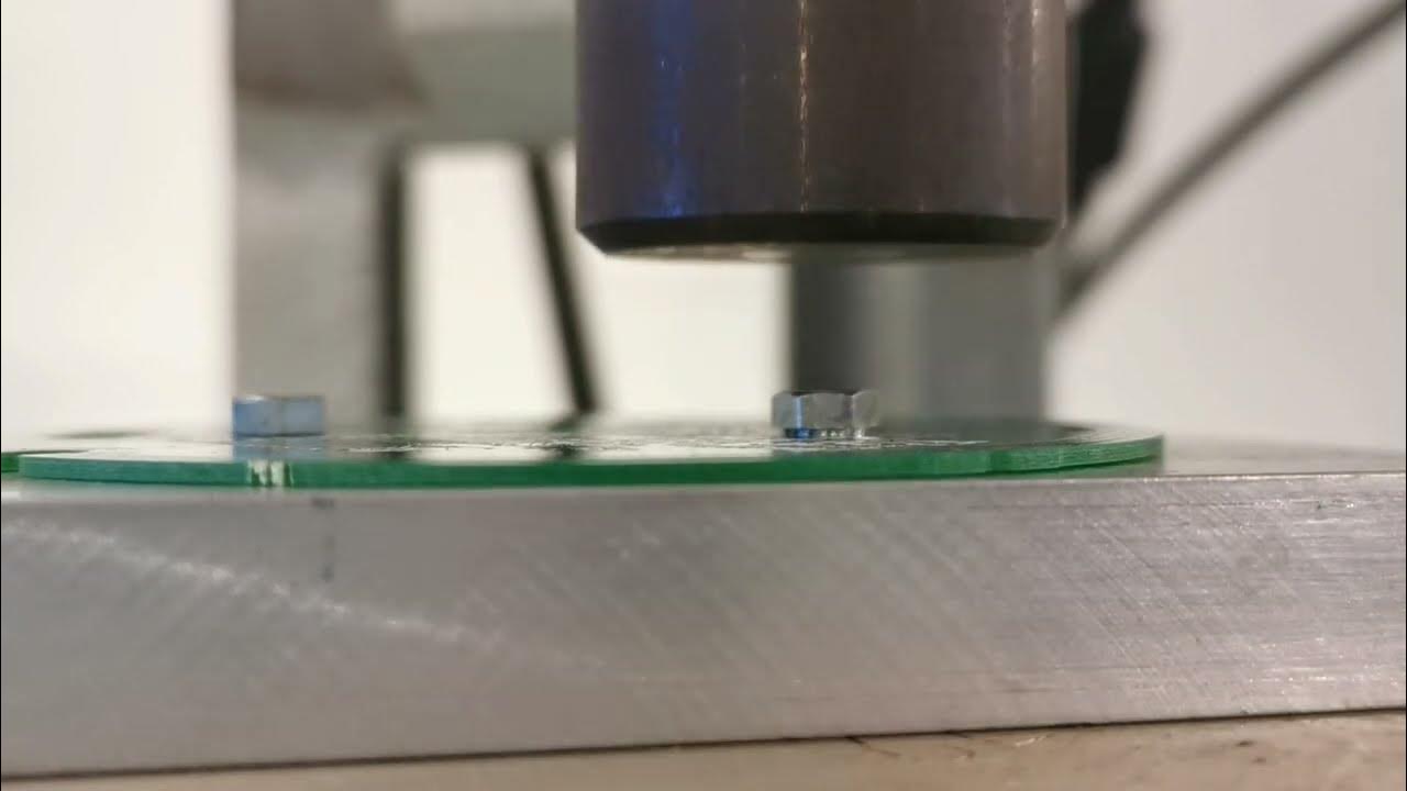 Press Fit self clinching nut to PCB YouTube