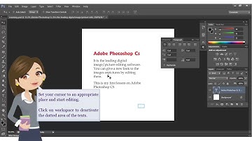 Opening a File for Editing Text in Adobe Photoshop
