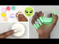 Glow in the Dark Dip Powder Nails