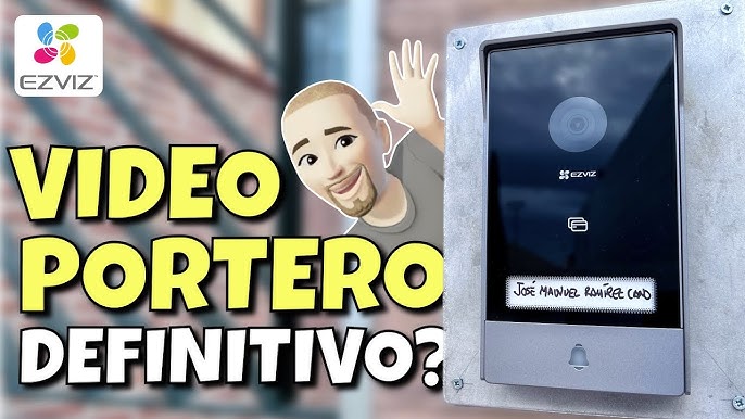 Videoportero WiFi EZVIZ HP7 2K.Unboxing,Cableado y Configuración en su App.  