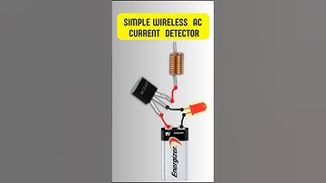 AC Current Detector | AC Voltage Detector #electronics #experiment  #shorts