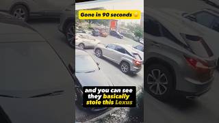 Watch a car get stolen in 90 seconds ! #cars #carshorts #shorts #crime #car #security