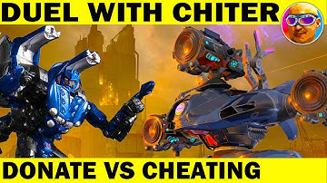 NEW CHITER!  DUEL WITH CHITER. DONATE AGAINST CHEATING.WAR ROBOTS REMASTERED + BUG DEMETER