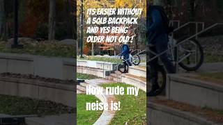 Nephew ROASTS Uncles Weak Stairs Bike Attempt... 40kg Backpack! 😱😂
