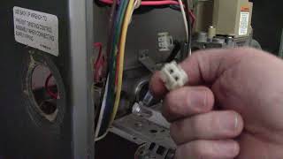 Troubleshooting a gas heater furnace hot surface ignitor and testing