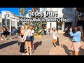 Beverly Hills Rodeo Drive Holiday Walk | 5K 60 | City Sounds