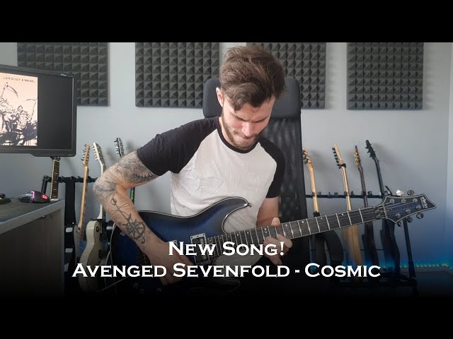 Avenged Sevenfold - Cosmic (New Song Guitar Solo Cover / One Take) class=