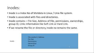 Linux Tutorial Inodes