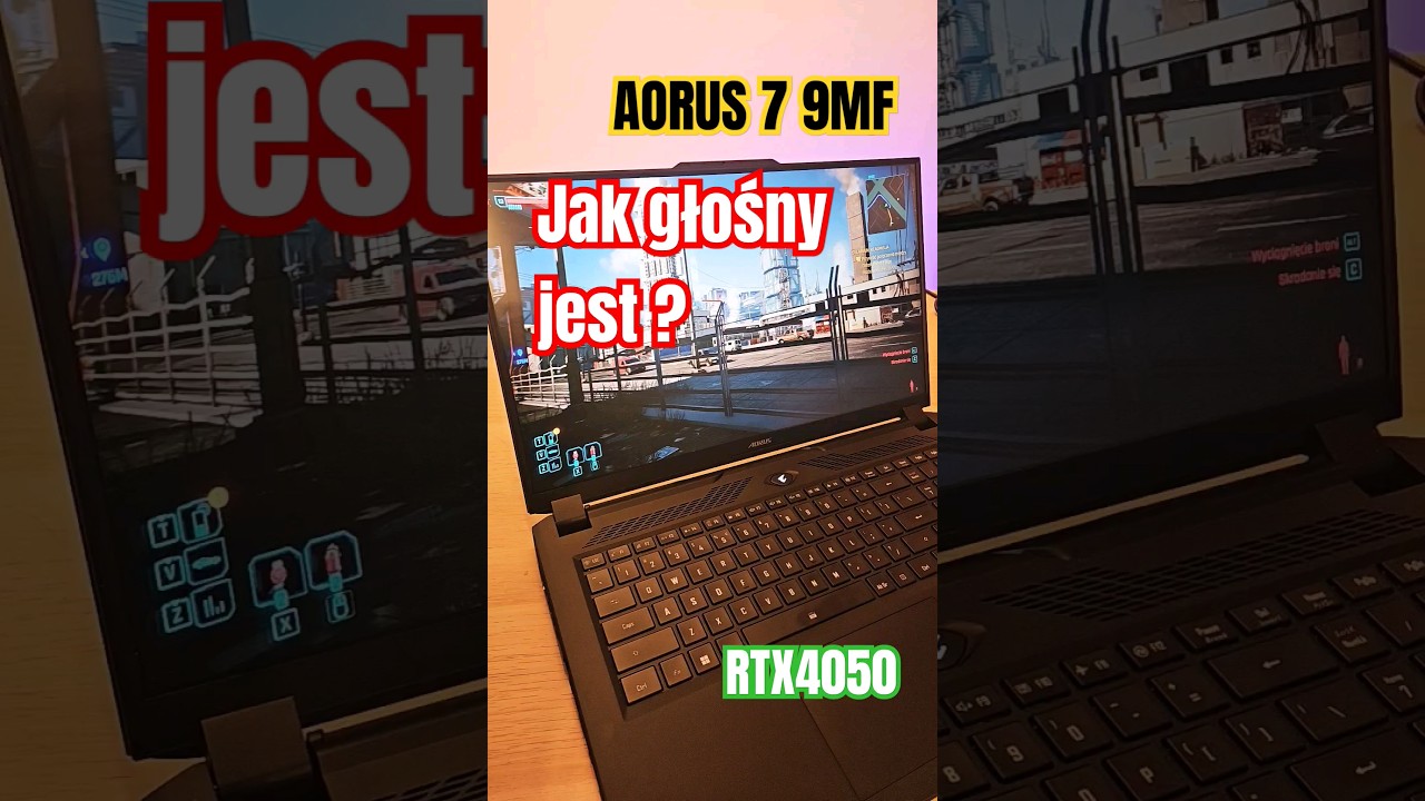 AORUS 7 9MF jak głośny jest ? 