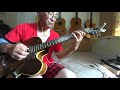 I&#39;ll Close My Eyes Jazz Guitar Billie Reid play by Fish guitar Hiro take1