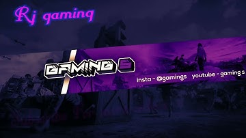 My first gaming intro || Rj Gaming videos || New gaming channel ||