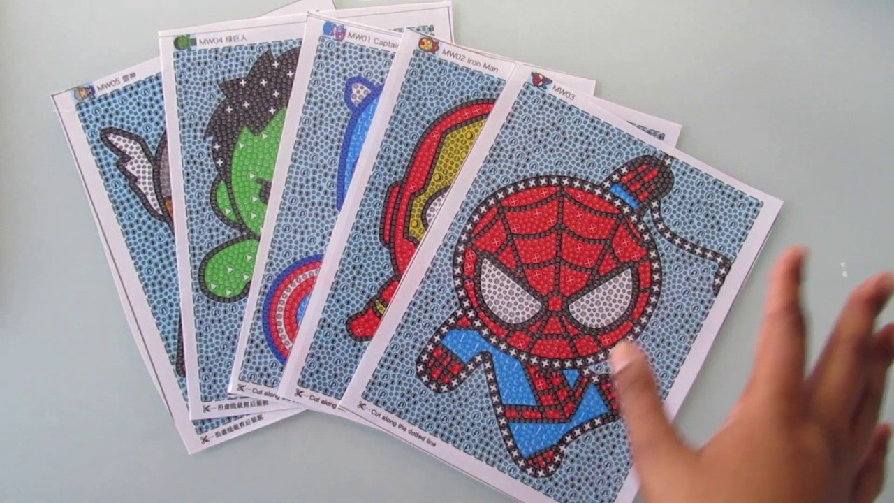 Diamond Painting UNBOXING Aliexpress 5 Special Shaped Kits - YouTube