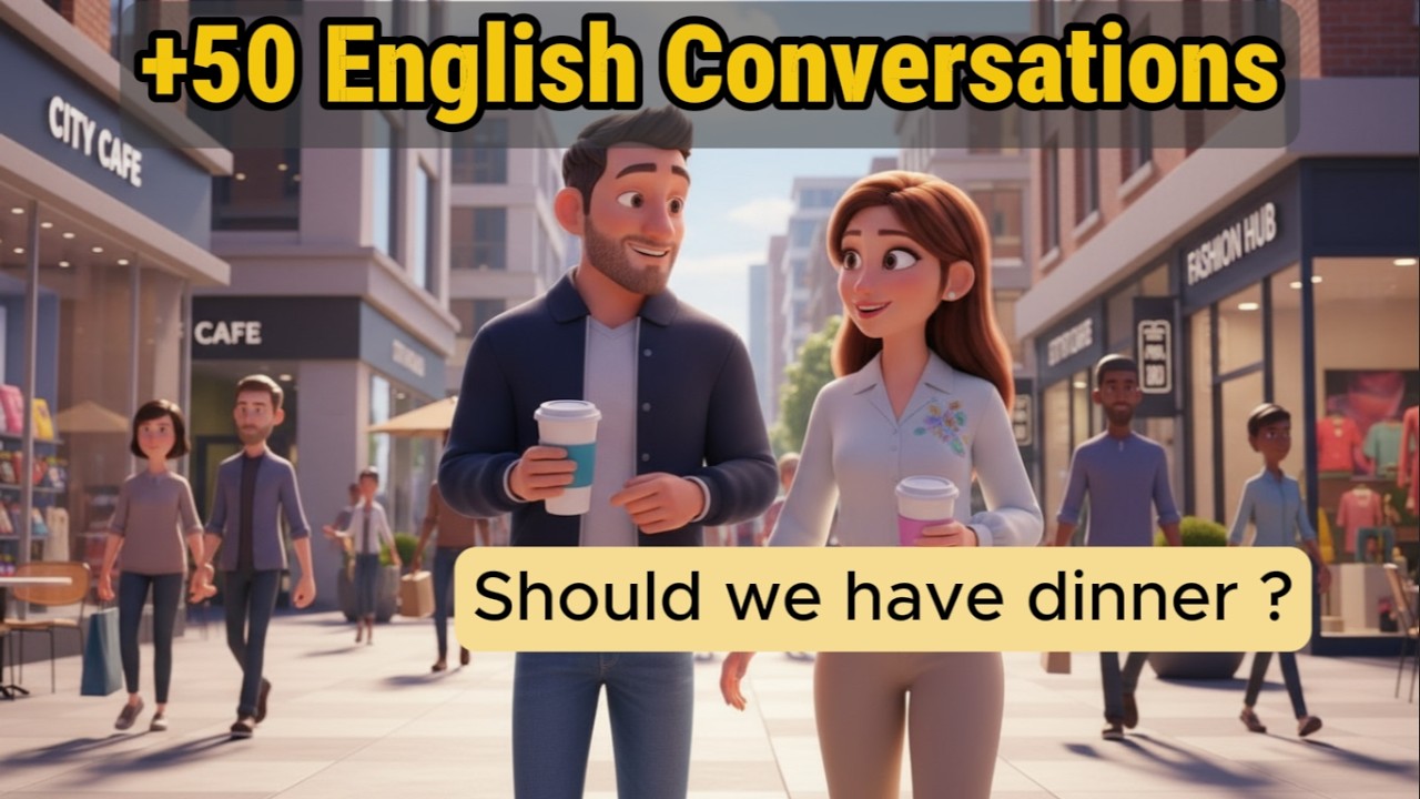 50 Simple English Conversations (1 Hour) | Easy English for beginners (A1-A2)