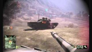 bc2 action:  heavy metal tank run from a