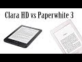 Kobo Clara HD vs Kindle Paperwhite 3