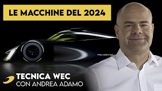 Le NUOVE macchine 2024 - TECNICA WEC con Andrea Adamo